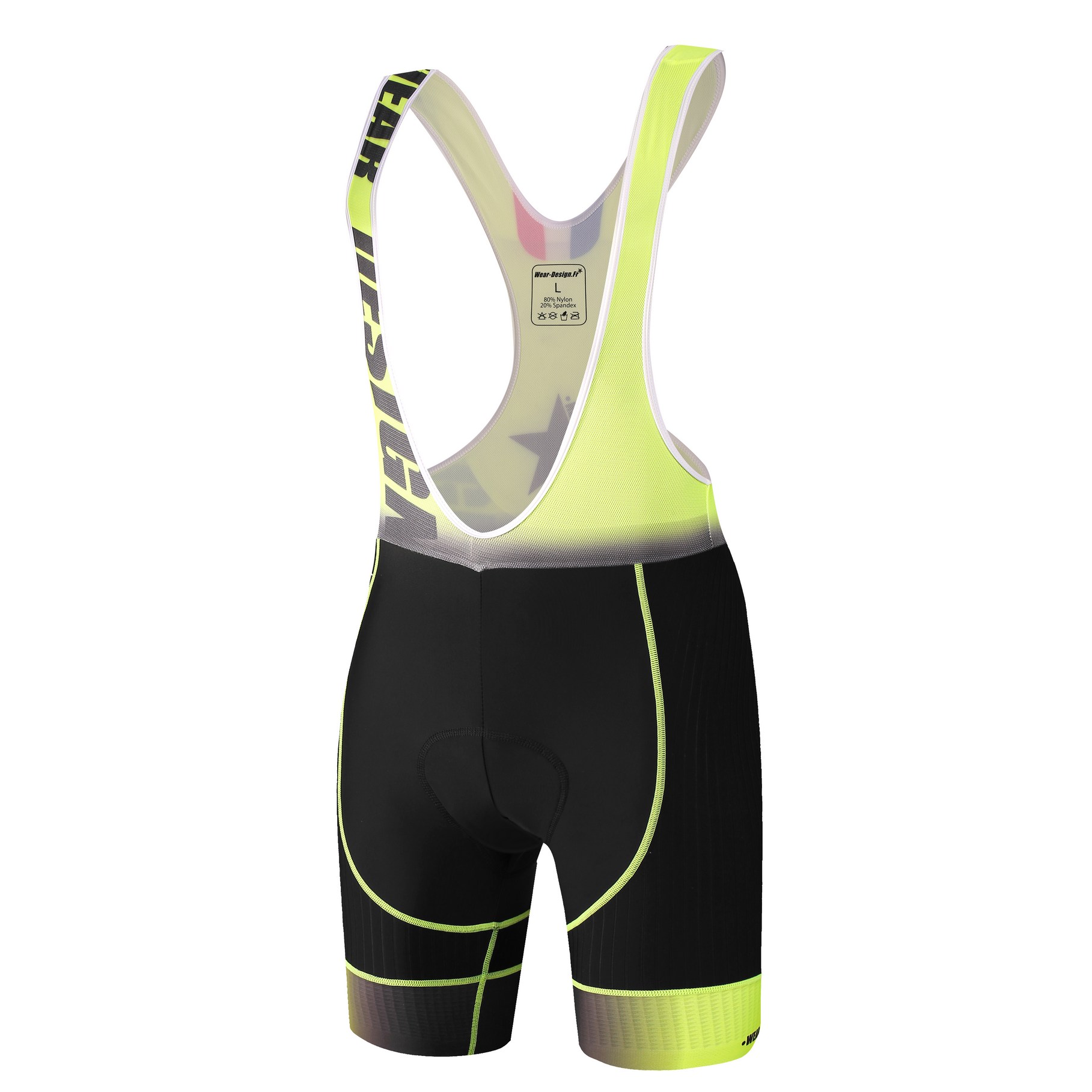 Cuissard à bretelle PRO LIGHT noir/jaune 2019/2020 HOMME ...