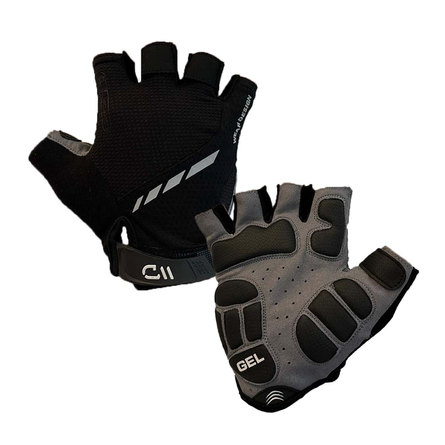 Gants vélo PERFORMANCE noir - Wear-Design