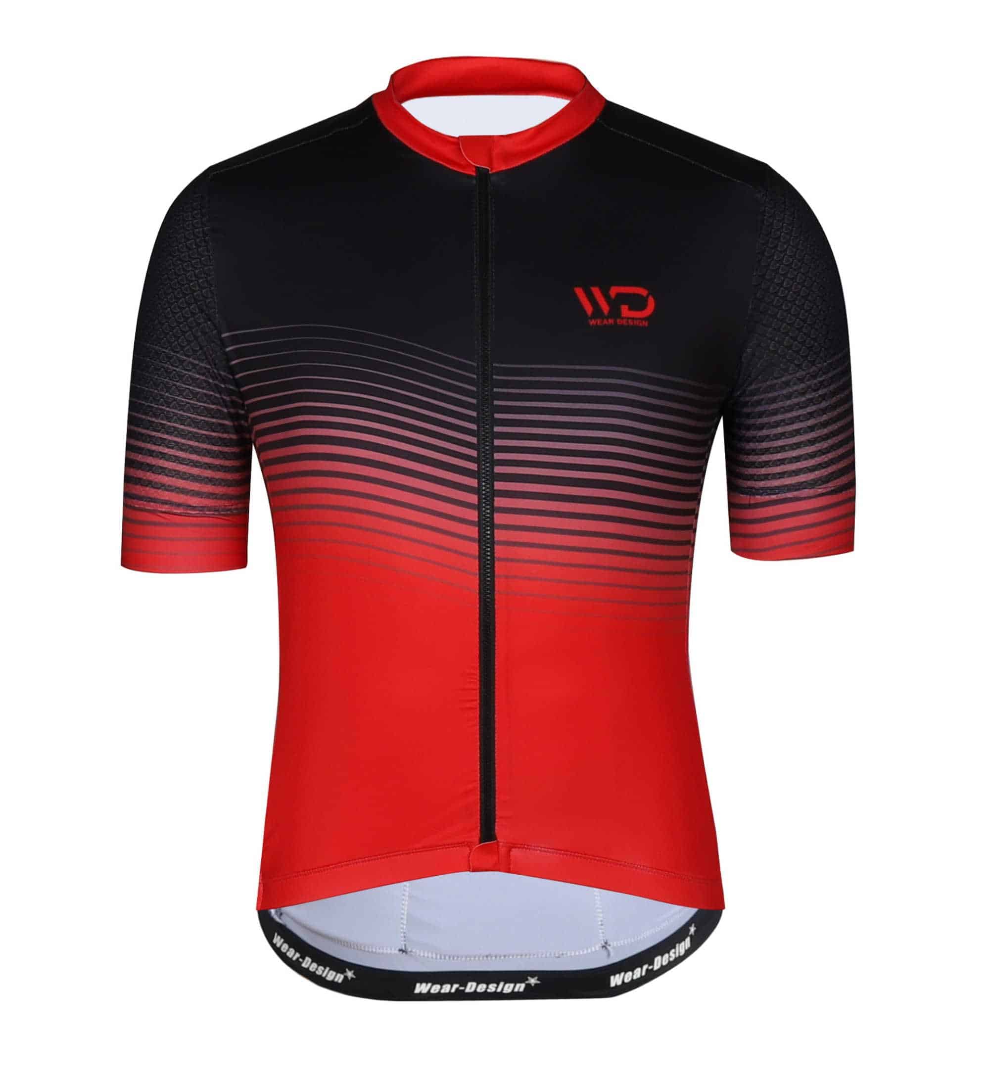 Maillot vélo Pro-Light Rouge manches courtes - Wear Design